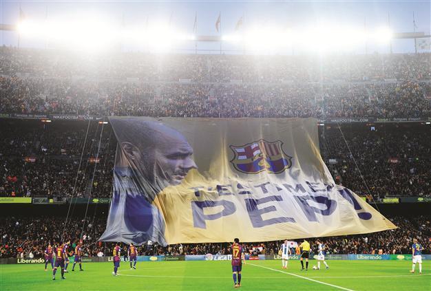 Messi stars in Pep farewell