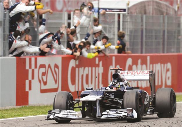 Venezuela’s Maldonado victor Spanish Grand Prix