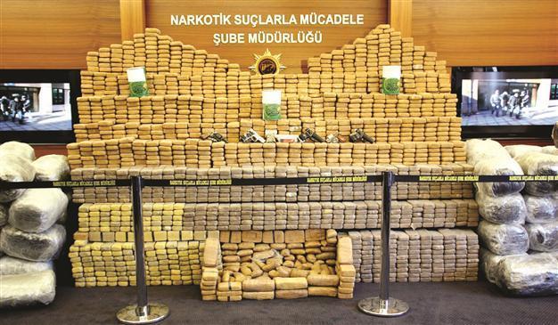 Turkish police seize 1.5 tons of drugs
