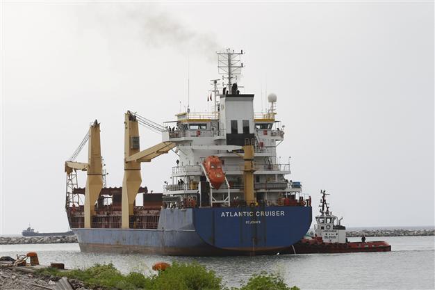 Turkey searching German ship with suspected arms for Syria