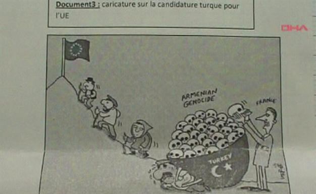 Genocide cartoon in French school shocks Turkish students