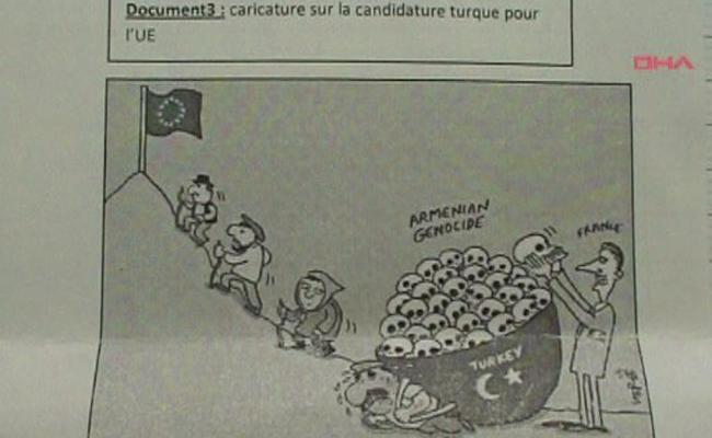 Genocide cartoon in French school shocks Turkish students