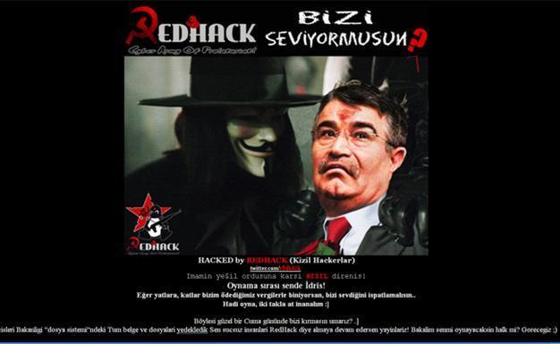 Redhack takes down Turkish Interior Ministry website