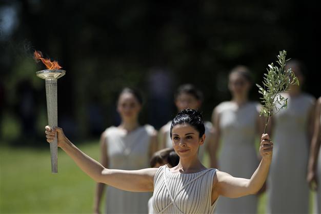 Olympic flame for London Games lit in Greece