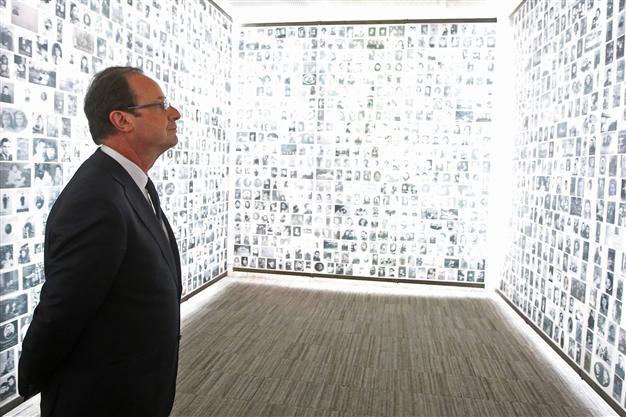 French candidate Hollande honors deported Jews