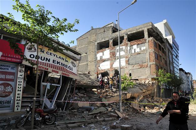 Five injured as Van building collapses during demolition
