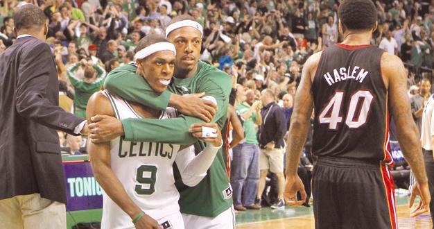Celtics level with Heat in OT thriller