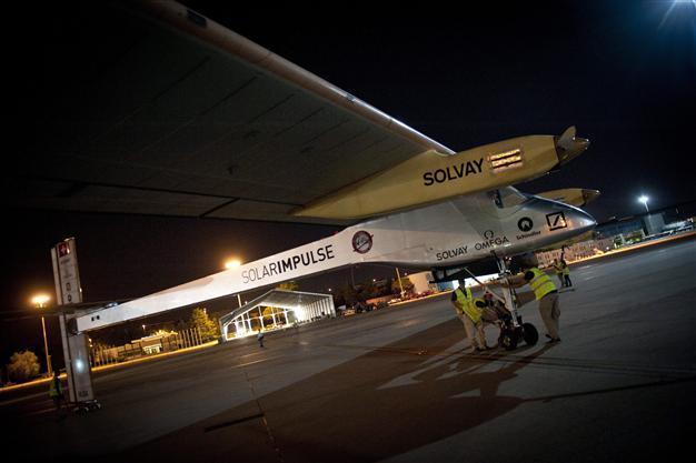 Solar plane on historic intercontinental flight
