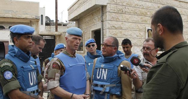 Monitors blocked by Syrian troops from entering Hama massacre site