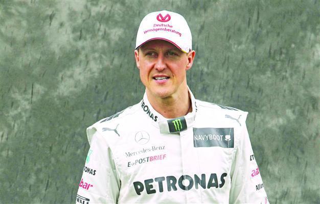 Schumacher sets fastest time at China practices