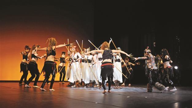 Turkish dance show by Spanish company