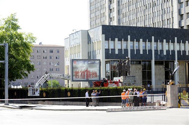 Subway construction collapses in Ankara