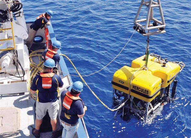 Bodies of downed jet pilots spotted in sea