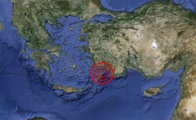 6.0 quake hits near Rhodes, felt in Turkey