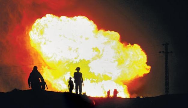 Pipeline fire halts Iraqi crude supplies to Turkey