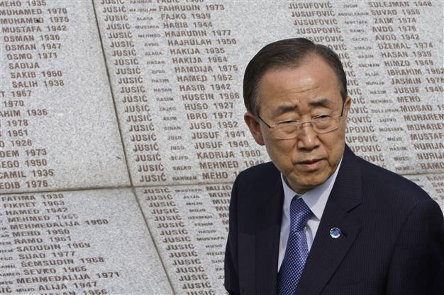 From Srebrenica, Ban says UN not protecting Syrian civilians