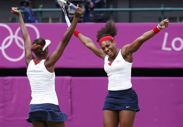 Williams sisters defend Olympic doubles gold