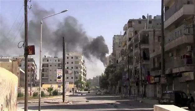 Blast rocks Syrian state TV in heart of capital