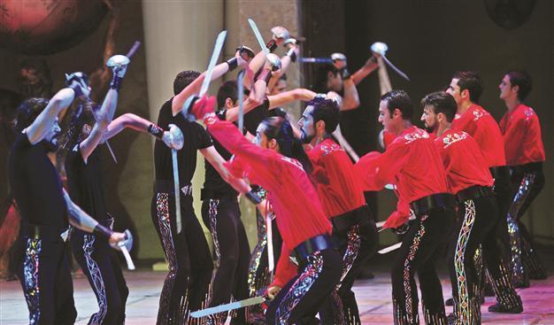 Troupe celebrating a milestone
