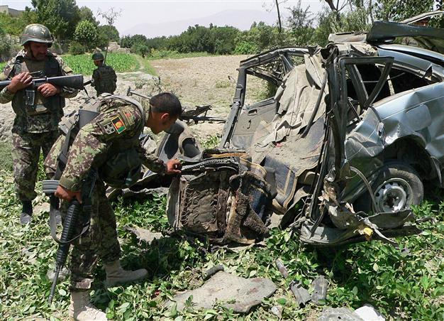 Six Afghan civilians killed by roadside bomb: police