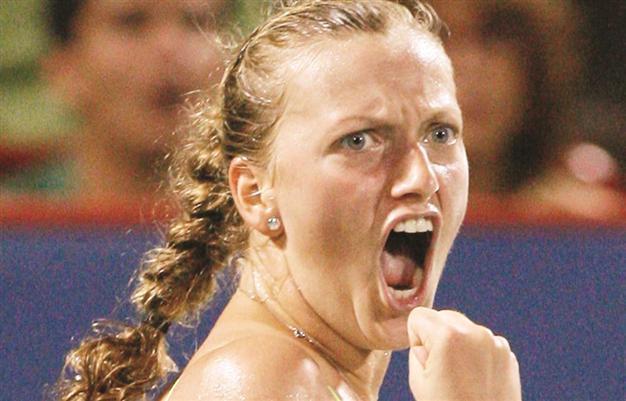 Kvitova beats Li to first title of season