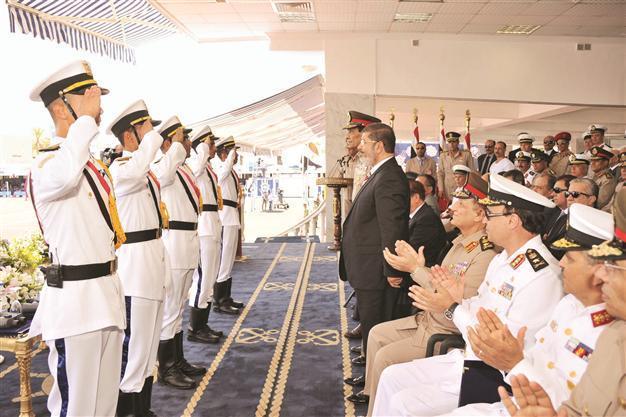 Egypt promotes junior corps impatient over military failure