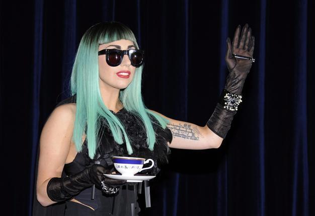 Lady Gaga sprays first perfume, but where is the blood