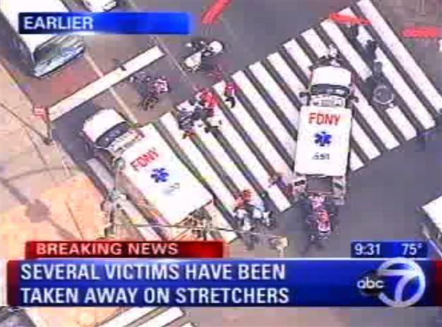Ten shot, two dead in Empire State shooting