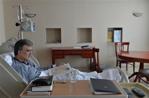 Gül studying Syria in his sickbed