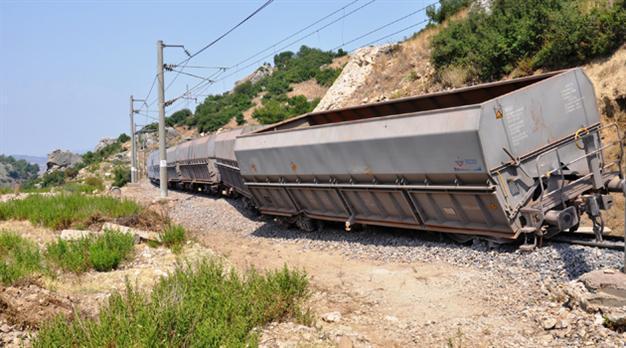 Explosion derails freight train in Turkeys south