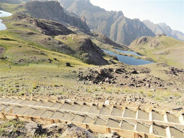 Concrete steps built in ‘paradise’
