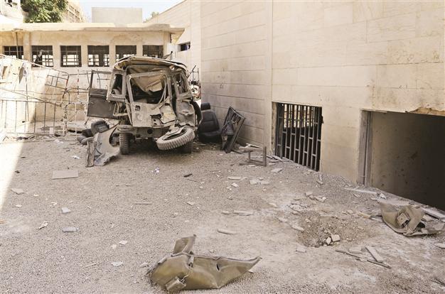 Bombs shake Damascus