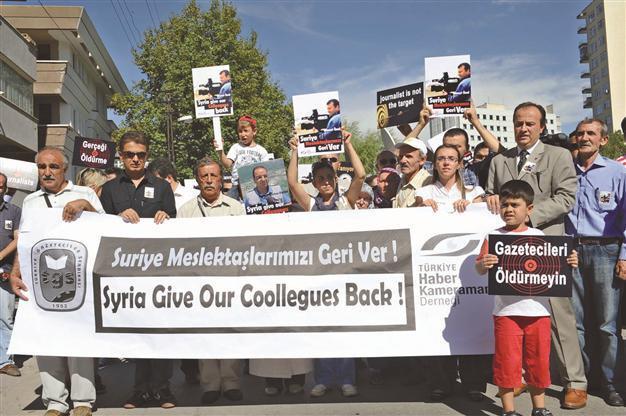Colleagues ask Syria to set journalists free