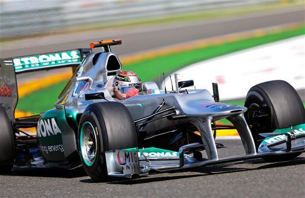 Schumacher fastest in 1st practice at Italian GP