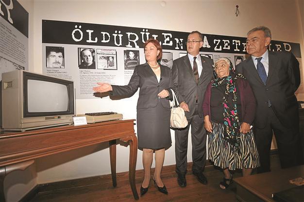 Memories of murdered journalists at a museum
