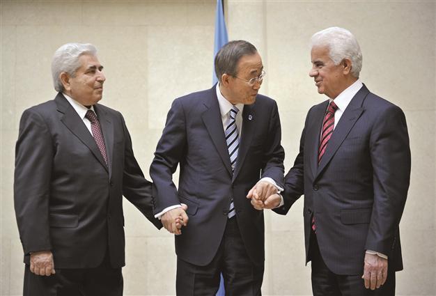 Ban seeks momentum in Cyprus negotiations