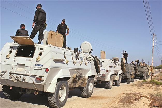 Egypt launches massive raid on militants in Sinai