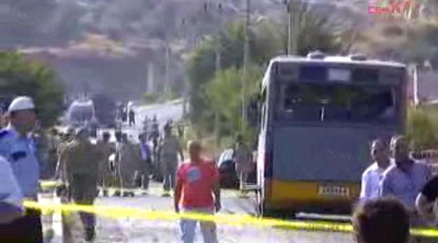 Turkish soldier killed, 11 wounded in double bomb attack in Aegean town
