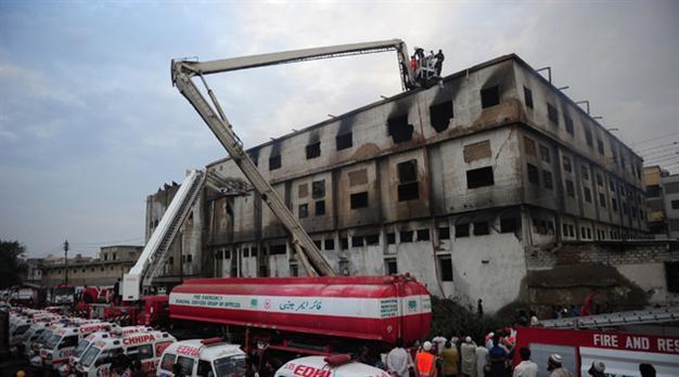 Pakistan factory fires kill 310: officials