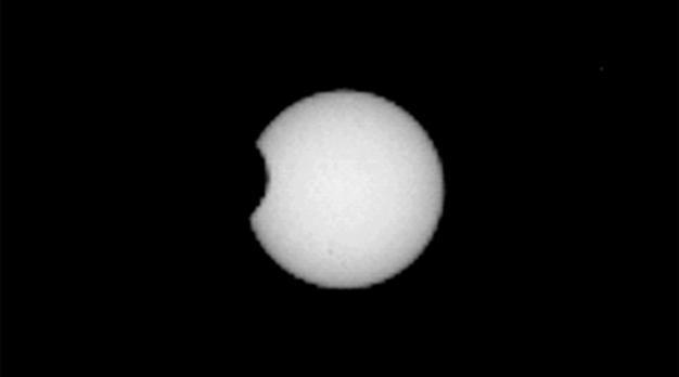 Solar eclipse on Mars captured by NASAs Curiosity