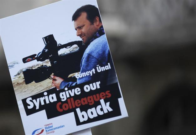 Turkish TV channels call on al-Assad to free journalists