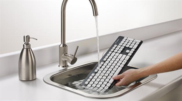 Logitech introduces washable keyboard