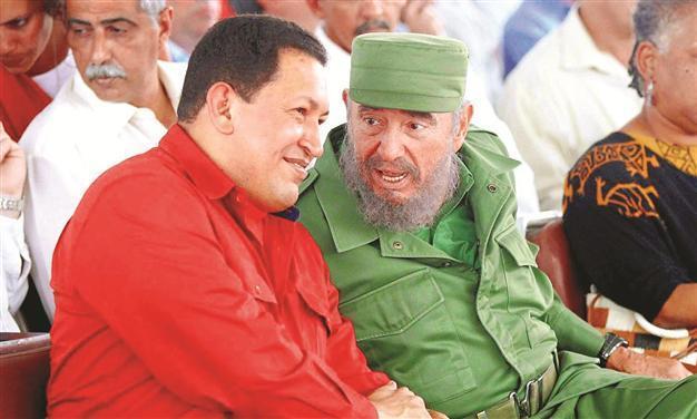 Castro works for a book with Chavez
