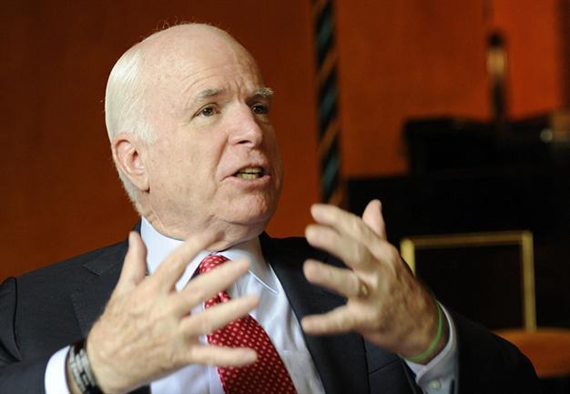 The al-Assad regime will fall but it needs more pressure, says McCain