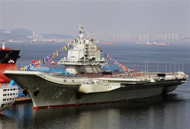 Chinas first aircraft carrier enters service