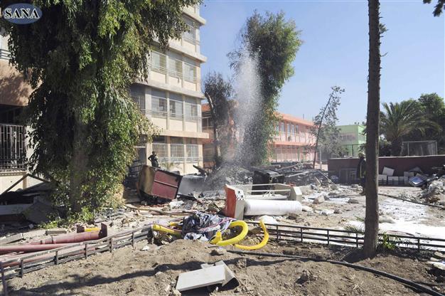 Four army HQ guards killed in Damascus blasts: military