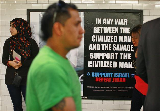 Woman arrested for marring anti-jihad NY subway ad
