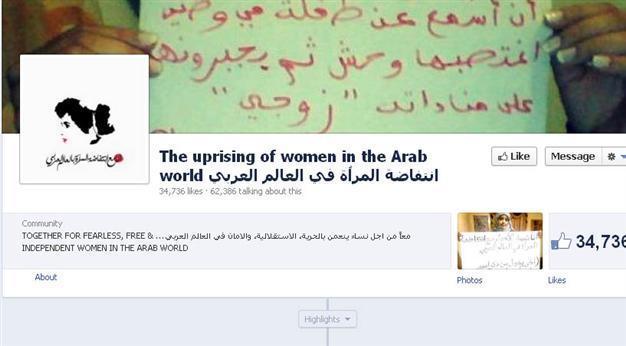 Arab women wage cyber uprising demanding rights