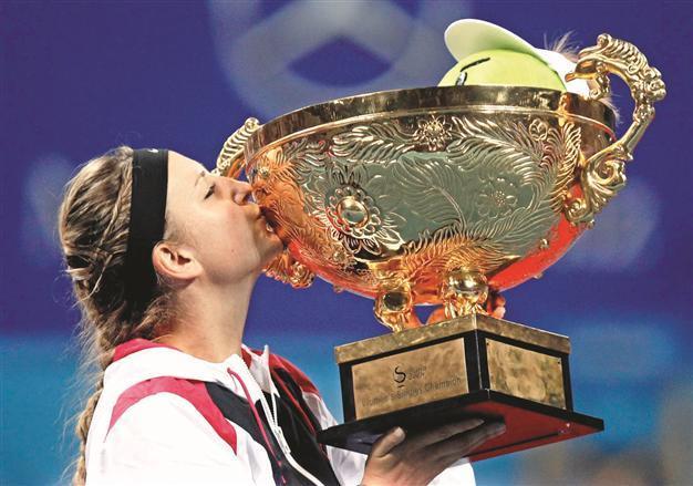 I’m not finished, victorious Azarenka says