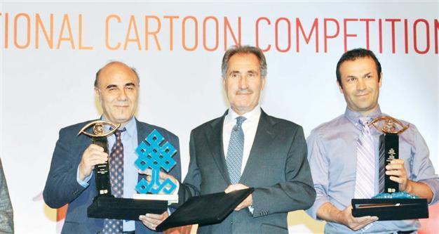 Winners pick up awards in Doğan cartoon contest